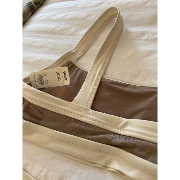 Aerie Brown and Cream Retro Bikini Set - Picture 2 of 4